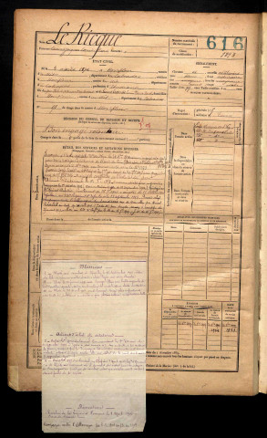 Le Ricque, Edouard Jacques Louis Marie