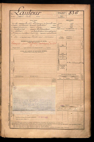 Lautour, Joseph Emile