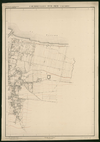 Plans topographiques de Courseulles-sur-Mer