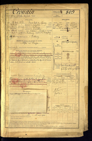 Crouain, Octave Joseph Marius