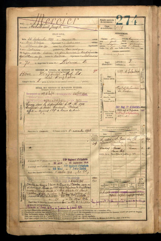 Mercier, Achille Emile Joseph