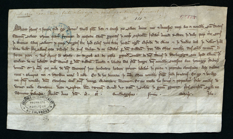 Arthur Thorel donne une redevance sur Calix