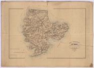 Carte topographique du canton de Vassy par Simon, géomètre en chef du cadastre