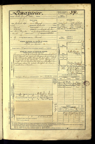 Lemazurier, Emile Georges Victor