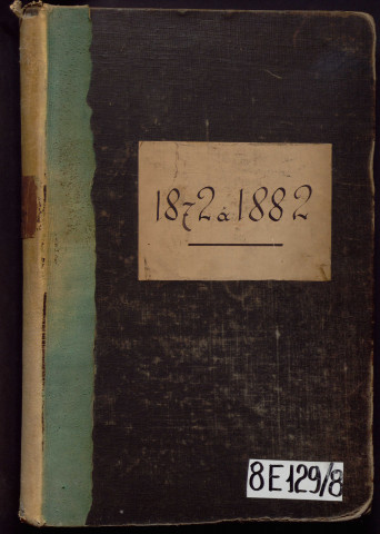Table alphabétique (24 avril 1872-1882)