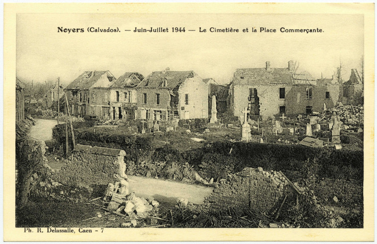 13 - Cimetière et centre du bourg en ruines