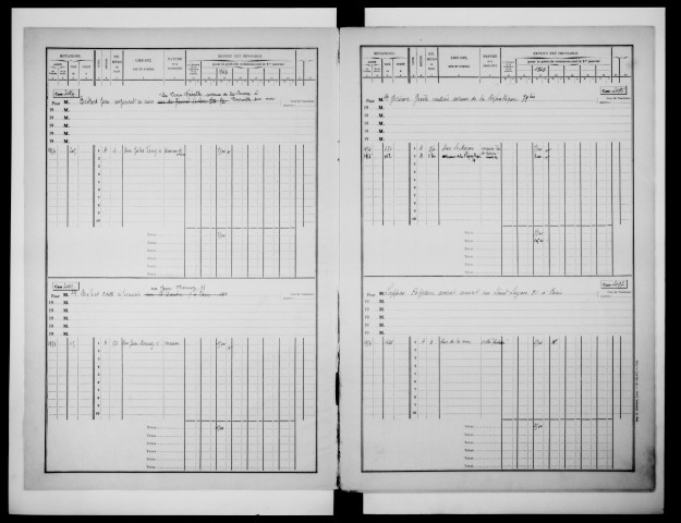 matrice cadastrale des propriétés bâties, 1911-1960, 5e vol. (cases 2092-2322)