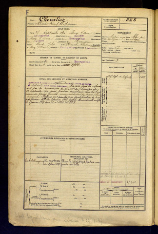 Chevalier, Charles Raoul Alcide