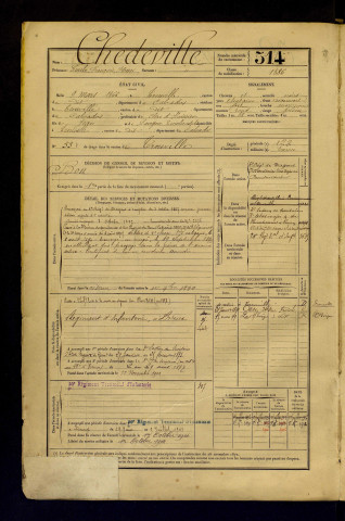 Chedeville, Emile François Henri