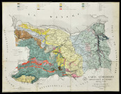 Carte géologique du département du Calvados dressée en 1825 par Mr. de Caumont. Directeur de l'association normande, Correspondant de l'institut. (2e édition).