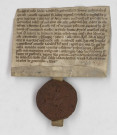 Airan et Renémesnil : acte de Raoul de Giberville, avec un sceau équestre splendide (LA, pl. 5, fig. 1)