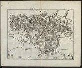 Plan de Caen, par Jacques Gomboust