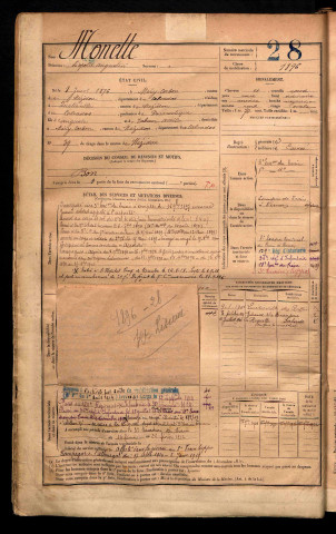 Monette, Léopold Augustin