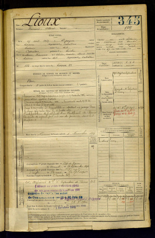 Lioux, François Albert