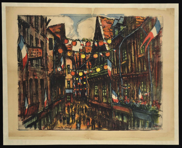 Fête du 14 juillet à Lisieux, par Jean-Charles Contel