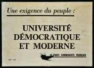 Université démocratique et moderne