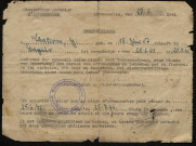 Autorisation de pêcher sur la plage délivrée par la standortkommandantur d'Arromanches (27 juin 1941)