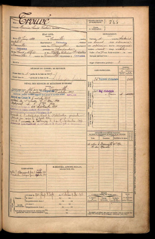 Trouvé, Maurice Louis Victor