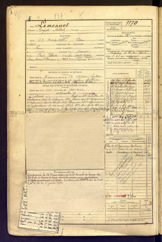 Lemenuet, Auguste Albert