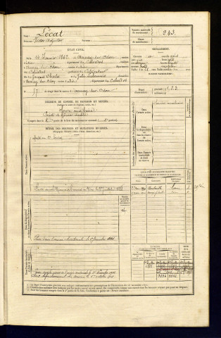 Lécat, Victor Adjutor