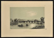 "Nouveau pont du Vey, limite de la Manche et du Calvados" (Isigny). (Extrait de) Le Calvados pittoresque et monumental. Par F. Thorigny,