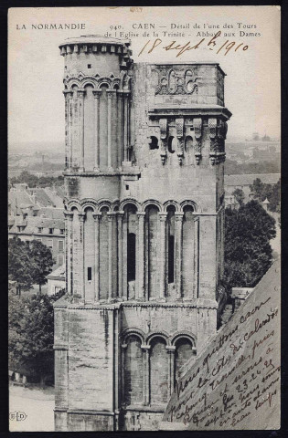 Abbaye-aux-Dames (église de la Trinité, Hôtel-Dieu) : éléments d'architecture (n°806 à 812)
