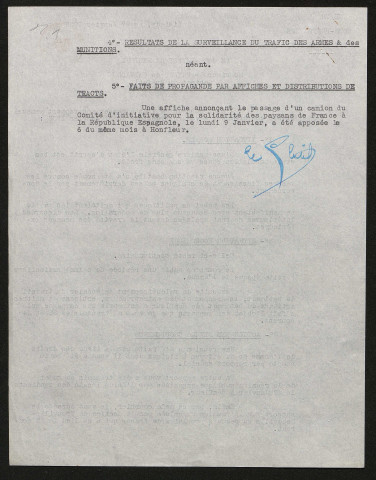 Janvier à septembre 1939