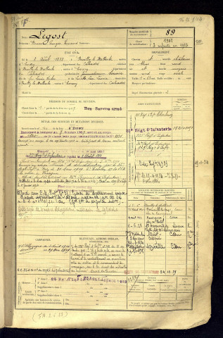 Legost, Bruno Georges Fernand