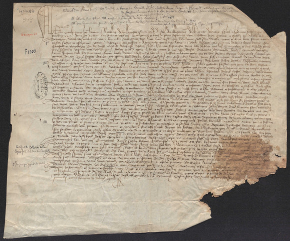 Benard de Paradines, portier du château