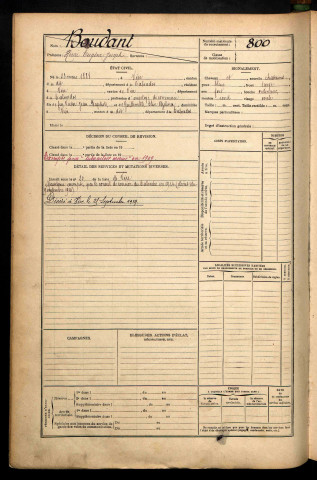 Boudant, Henri Eugène Joseph