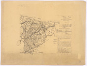 Carte de l'élection de Bayeux eu XVIIIe siècle, reconstituée à l'aide de différents documents de l'époque. E. Michel, R. Châtel