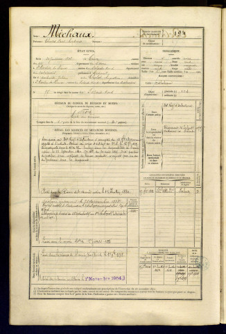 Michaux, Charles Paul Ambroise