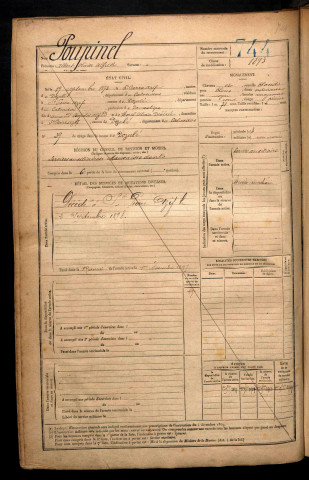 Poupinel, Albert Olivier Alfred