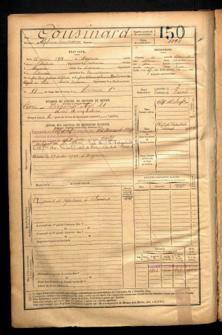 Cousinard, Alphonse Louis Adrien