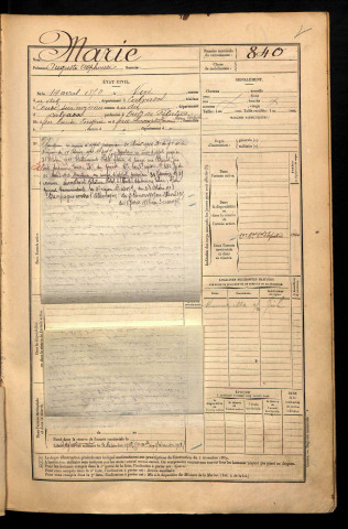 Marie, Auguste Alphonse