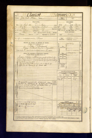 Amiot, Jean Emile Allain