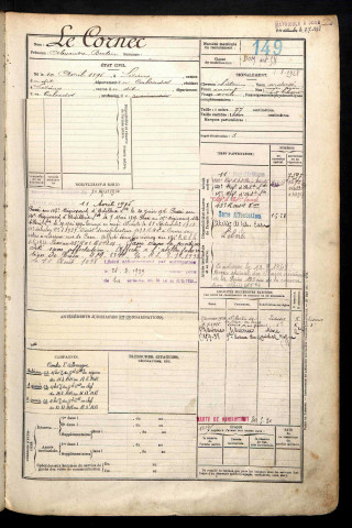 Le Cornec, Alexandre Bertin