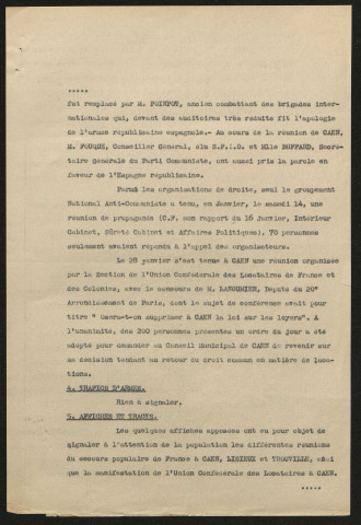 1939. Rapports du préfet Peretti de la Rocca