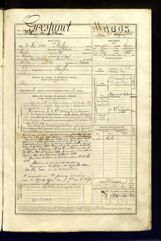 Grespinet, William Marius Henri