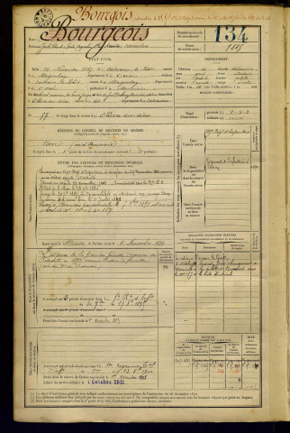 Bourgois dit Romulus, Just Martin Emile Augustin Raphaël