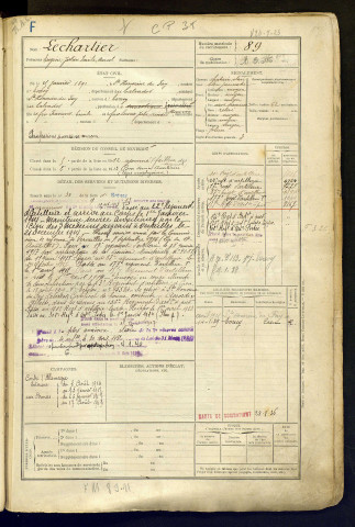 Lechartier, Eugène Julien Emile Marcel