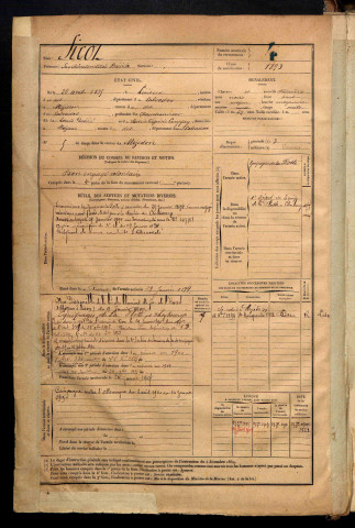 Sicot, Sosthène Amédée Désiré