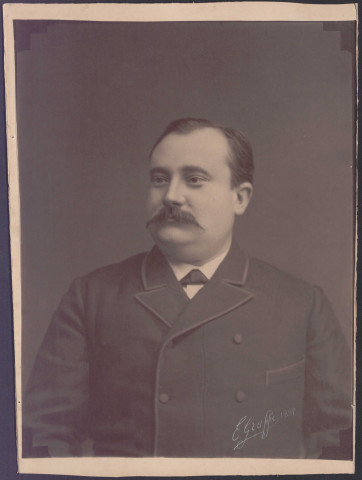 Portrait de Gustave Roche par le photographe Emile Graffe (photo n°1)