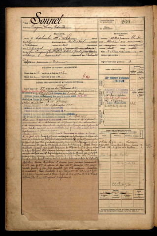 Sonnet, Eugène Lucien Edouard