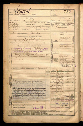 Laurent, Désiré Marie