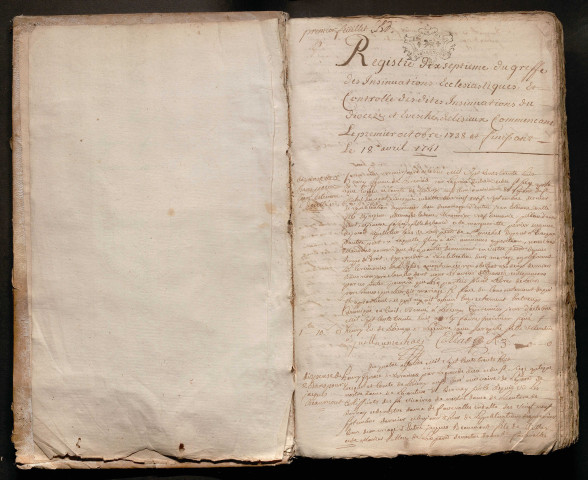 1er octobre 1738-18 avril 1741