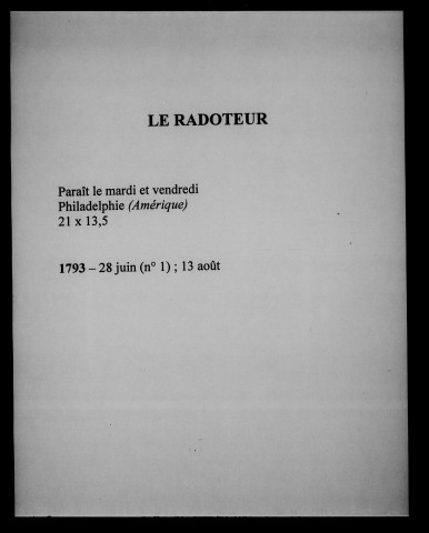 Radoteur (Le)