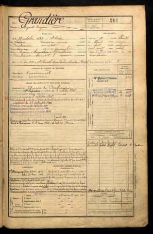 Grandière, Auguste Eugène