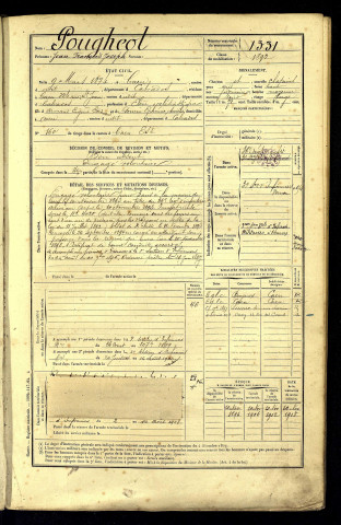 Pougheol, Jean François Joseph