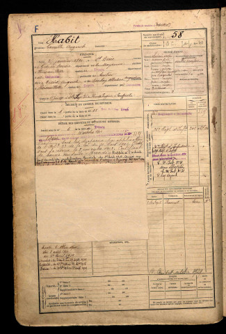 Habit, Camille Auguste